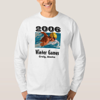 泳ぐ人、冬のゲーム2006年、クレイグ、アラスカ Tシャツ
