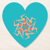 泳ぐ人 – 同期スイミング ペーパーコースター (正面)