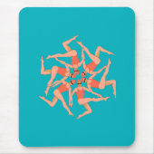 泳ぐ人 – 同期スイミング マウスパッド (正面)