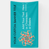 泳ぐ人- Synchroスイミング振り付けカスタム 横断幕 (縦)