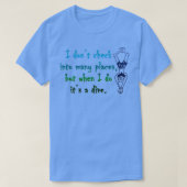 泳ぐ人 Tシャツ (デザイン正面)