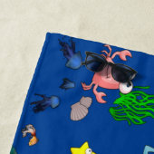 泳ぐ海魚 ビーチタオル (インサイチュ)