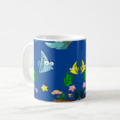 泳ぐ海 コーヒーマグカップ (正面左)
