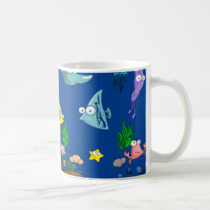 泳ぐ海 コーヒーマグカップ