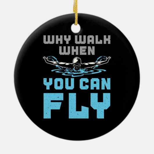 泳ぐ蝶なぜ飛べるときに歩く セラミックオーナメント (裏面)