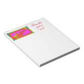 泳ぐ赤い人魚 ノートパッド (アングル)