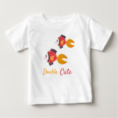 泳ぐ魚 ベビーTシャツ (正面)