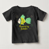 泳ぐ魚 ベビーTシャツ (正面)
