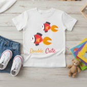 泳ぐ魚 ベビーTシャツ