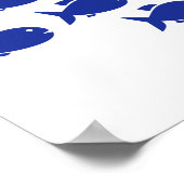 泳ぐ魚 ポスター (角)