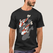 泳ぐ鯉 Tシャツ (正面)