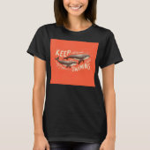 泳ぐ鯨 Tシャツ (正面)