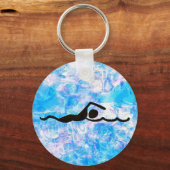 泳ぐ キーホルダー (正面)