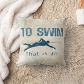 泳ぐ クッション (ブランケット)