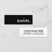 泳ぐ スキニー名刺 (正面/裏面)