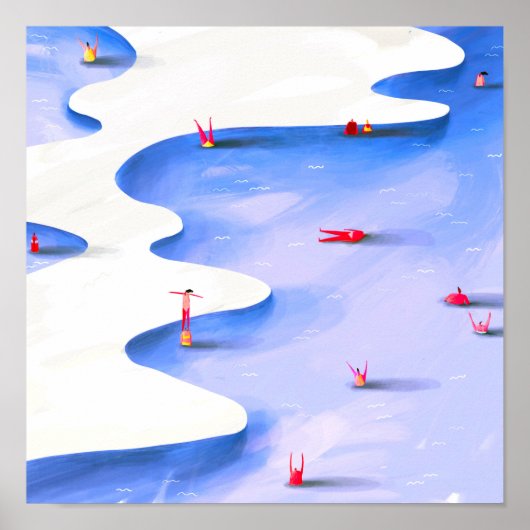 泳ぐ ポスター (正面)