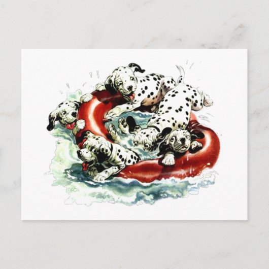 泳ぐ ポストカード (正面)