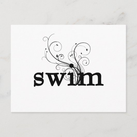 泳ぐ ポストカード (正面)