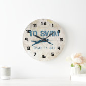 泳ぐ ラージ壁時計 (ホーム)