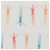 泳ごう ファブリック (クローズアップ)