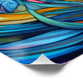 泳カラフルぐウミガメ ポスター (コーナー)