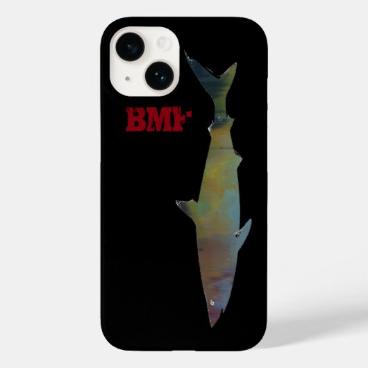 泳クールぐサメパーソナライズされた Case-Mate iPhoneケース (裏面)