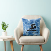 泳パーソナライズされたぎ枕 クッション (椅子)