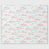 泳与えぐ私の絶妙な満足パターン ラッピングペーパー (フラット)