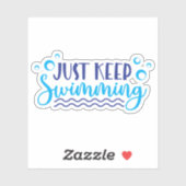 泳保ぎだ シール (シート)