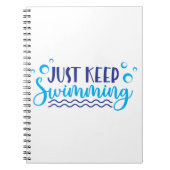 泳保ぎだ ノートブック (正面)