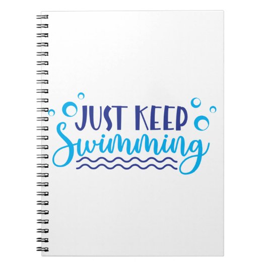 泳保ぎだ ノートブック (正面)