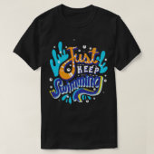 泳保ぎ Tシャツ (デザイン正面)