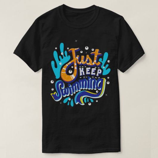 泳保ぎ Tシャツ (デザイン正面)