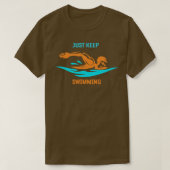泳保ぎ Tシャツ (デザイン正面)