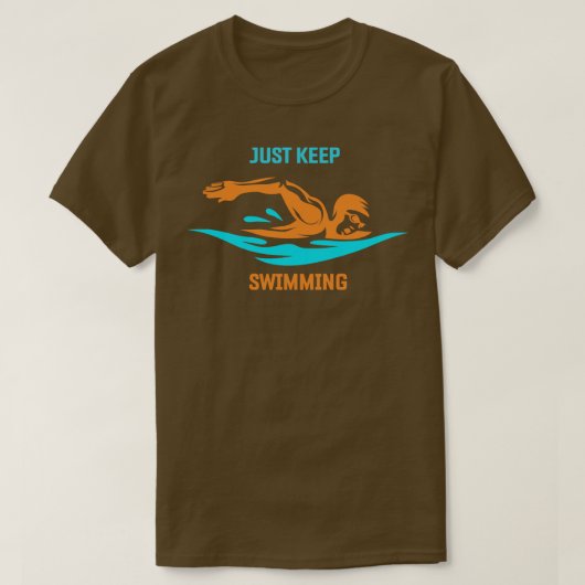 泳保ぎ Tシャツ (デザイン正面)