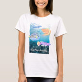 泳保ぐ海 Tシャツ (正面)