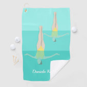 泳芸術的ぐ ゴルフタオル (インサイチュ)