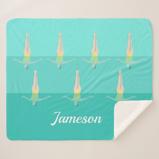 泳芸術的ぐ シェルパブランケット (正面(横))