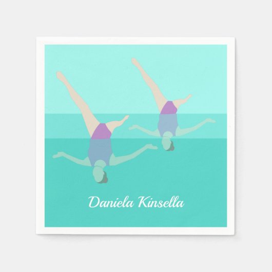 泳芸術的ぐ スタンダードカクテルナプキン (正面)