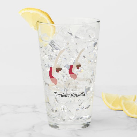 泳芸術的ぐ タンブラーグラス (アイス正面)