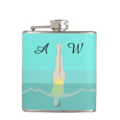 泳芸術的ぐ フラスク (正面)