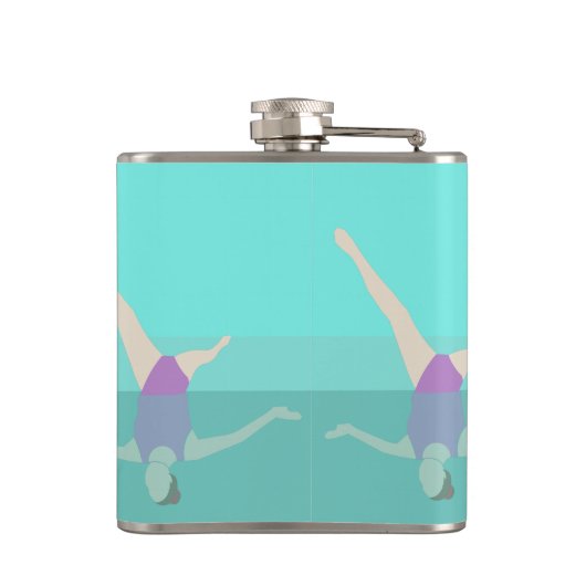 泳芸術的ぐ フラスク (裏面)