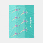 泳芸術的ぐ フリースブランケット (正面)