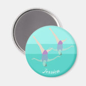 泳芸術的ぐ マグネット (正面/裏面)