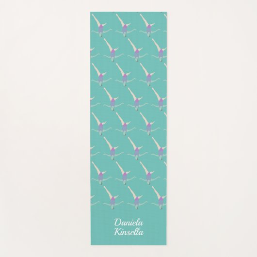 泳芸術的ぐ ヨガマット (正面)