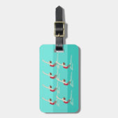 泳芸術的ぐ ラゲッジタグ (正面縦)