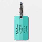 泳芸術的ぐ ラゲッジタグ (裏面縦)