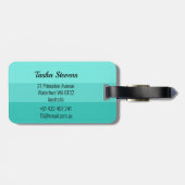 泳芸術的ぐ ラゲッジタグ (裏面横)