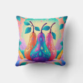 洋カラフル梨 クッション (裏面)