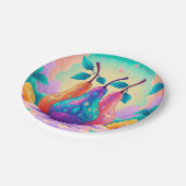 洋カラフル梨 ペーパープレート (アングル)